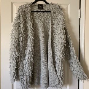 Knit Fluffy Cardigan